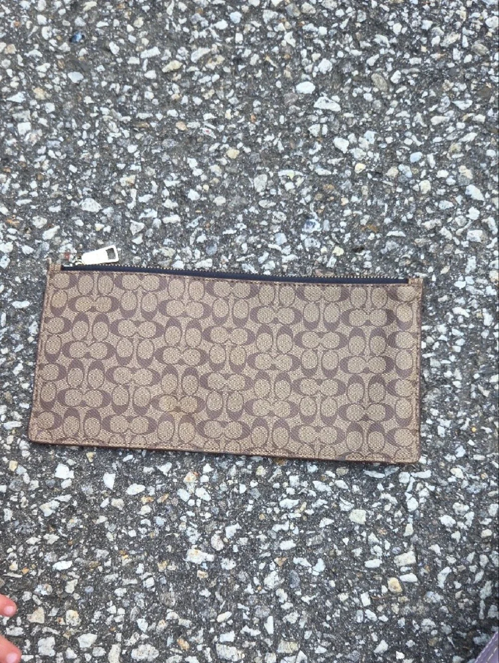 Coach zip pouch